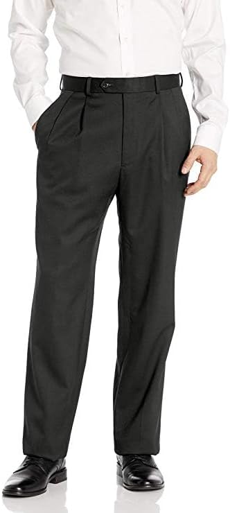 Palm Beach Men's Palm Beach Wool Performance-Pleated Pants