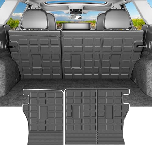 powoq Backrest Mat Compatible with 2020-2025 Subaru Outback Rear Seat Protector TPE All Season Protection Cargo Liner Replacement for 2020-2022 2023 2024 2025 Subaru Outback Accessories (Backrest Mat)