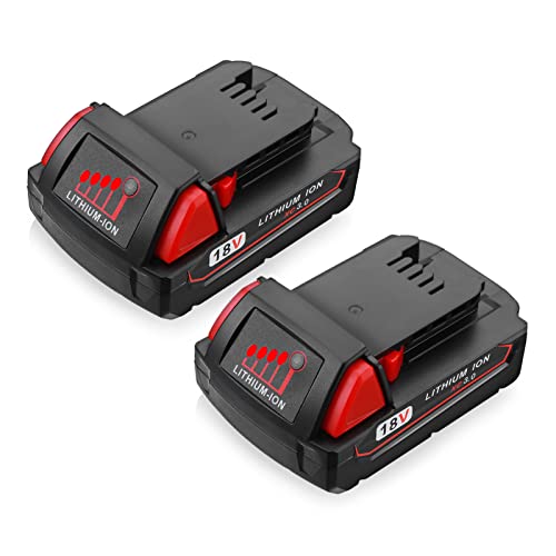 Powerextra 3.0Ah M18 Battery 48-11-1815, M18 Lithium XC Battery, Compatible with Milwaukee 18V Battery of Power Tools: 48-11-1820 48-11-1840 48-11-1850 48-11-1828 48-11-1862 48-11-1852 48-11-1812