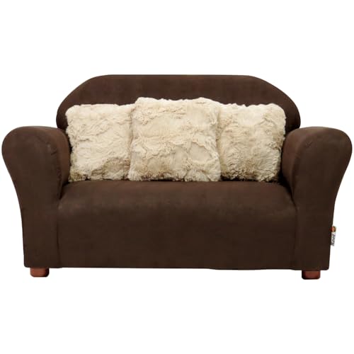 Roundy Children’s Sofa – Durable Wooden Frame, Soft Microsuede Upholstery, Ergonomic & Padded Seat, Comfortable Toddler Couch for Ages 2–5, Ideal for Bedrooms, Playrooms & Daycares. -  KEET, SR081