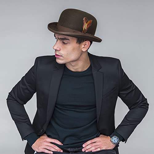 Bailey of Hollywood Derby Hat Brown, Medium - Thumbnail 7