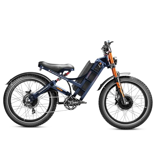 Image of 2026 eAhora Romeo Pro 3 /2 52-46 Mph Electric Bike for Adults, 6000W /4000W /2500W Dual Motor Ebike 60V 80Ah /52V 70Ah Battery 235+Miles Long Range, 26*4.0 inch /20*4.5 inch Fat Tire, Full Suspension, All Terrain