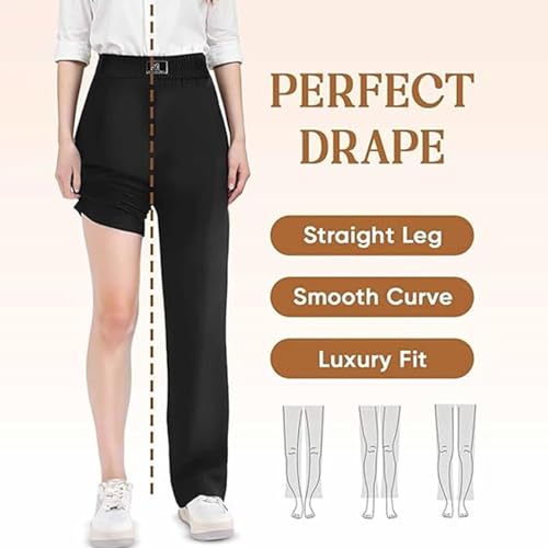 Glamorease - Perfect Drape High Rise Pull-On Stretch Pants, Linebalm Pants, Pulisa WomensPants3