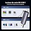 UGREEN Lecteur de Carte SD TF USB C et USB 3.0 2 en 1 Adaptateur de MicroSD en Aluminium 5Gbps Card Reader Compatible avec MacBook iPad Pro Air iPhone 17 Air Pro Max 16 Série Galaxy S25 S24 Ultra