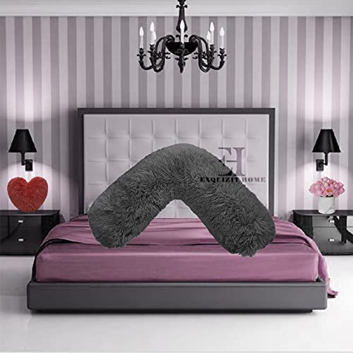 EXQUIZIT HOMEยฎ Fleece Pillowcase V Shaped Cover Only Teddy Cuddles Fleece Super Soft Pillow Case, Luxury Cosy Anti-Pill