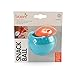 Boon Snack Ball Snack Container, Blue/Orange, 6 Ounce