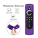TiMOVO Protective Case Compatible for Fire TV Stick 4K Remote, Lightweight Soft Silicone Non-Slip Shockproof Cover Fit Fire TV Cube/Fire TV(3rd Gen) with All-New Alexa Voice Remote (2nd Gen) - Purple