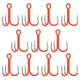 Paquete completo de ganchos agudos: este paquete contiene 11 ganchos agudos hechos de acero al carbono fuerte, perfectos tanto para pescadores aficionados como experimentados por igual.