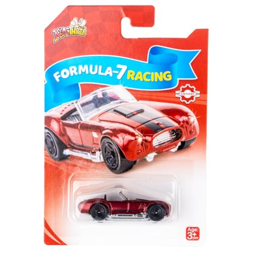 Image of RATNA'S Formula 7 Racing Car Set of 3pcs Multicolor Die Cast Model Toy Vehicle Car for Kids