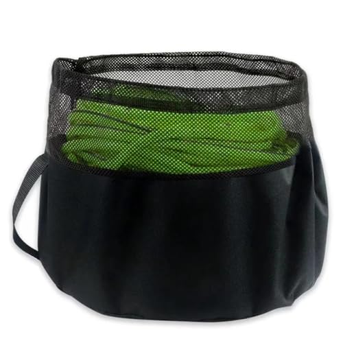 Bolsa de almacenamiento de manguera jardín y organizador para exteriores portátil
