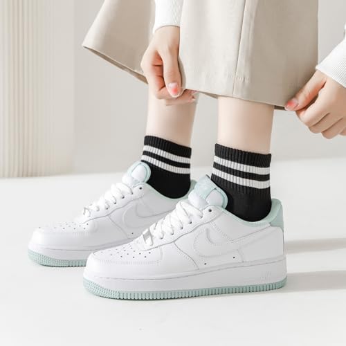 Womens Ankle Socks Cotton Striped Sock Low Cut Socks Retro Vintage Athletic Running Sock4