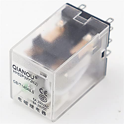 Relé de uso general MY2 de 8 pines tipo interruptor electromecánico 12VDC MY2NJ 7