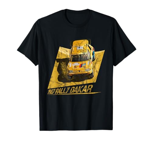 1987 Rally Dakar Classic Oldtimer Rally Autodesign 80 Camiseta