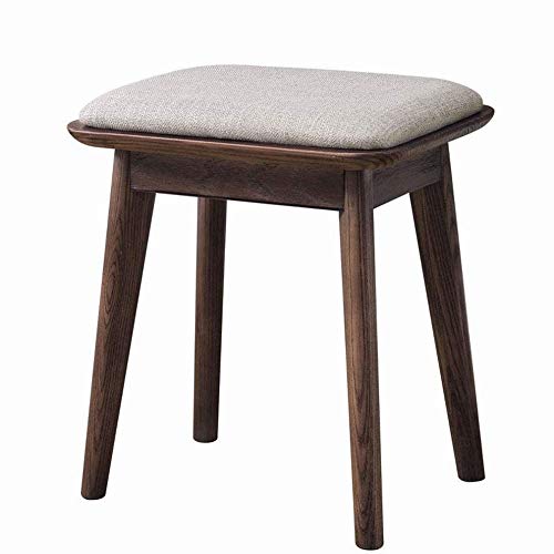 Taburete nórdico de madera sólida con asiento acolchado para evitar fatiga 2