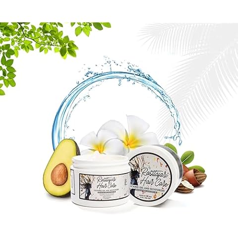 Rastta Locs Water Base Locking Gel and Hair Moisturizer for Dreads with Avocado Oil for Dreadlocks, retwist, braids, styling and edges. *NO RESIDUE, FLAKING, WAX, SILICONE, SULFATE (8.00 oz) Cover