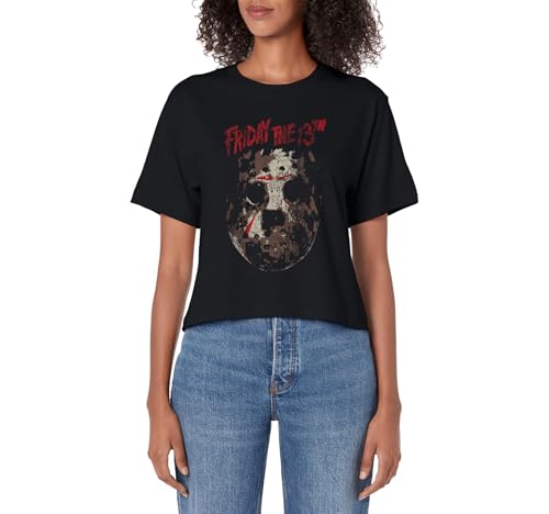 Friday The 13th Rough Mask Women's Crop Top