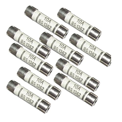 Fusible BS1362 10A céramique 6x25 pour sécuriser les prises électriques du salon et bureau