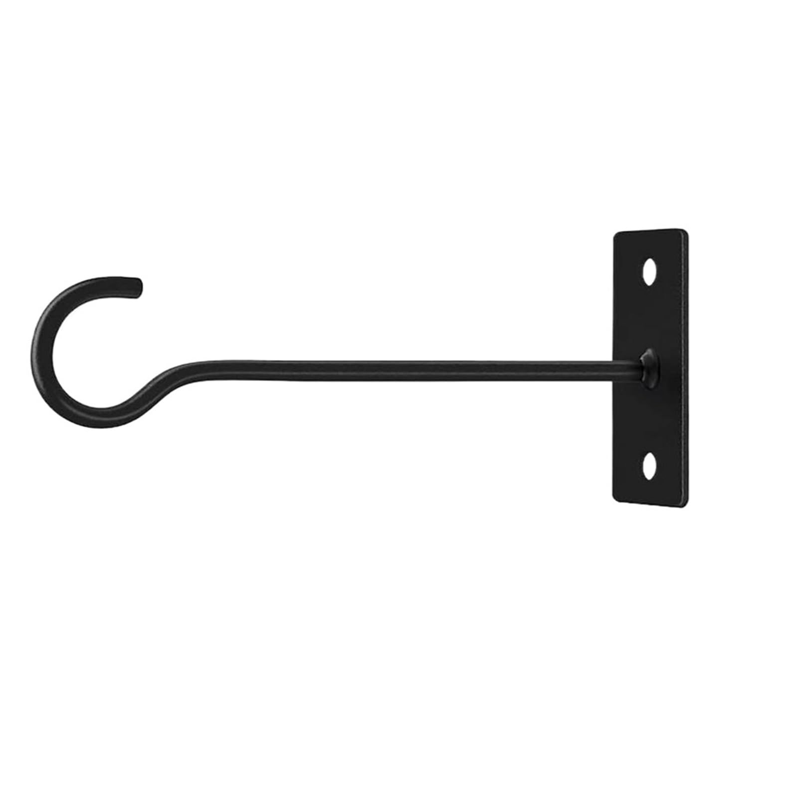 Huwoyg Black 2 Pcs Metal Plant Hooks Wall Mount Holder Window Hanger Flower Pot Hangers For Plants(Black)