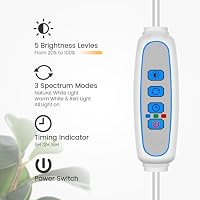 Garpsen Grow Light, LED Vollspektrum mit Ständer, für große Pflanzen – Ansicht 5