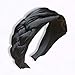 Produktbild HUIQING Fahion Solid Twist Knotted Stirnband Bequemes Haarband Styling-Tool mit breitkrempigem Haarhalterzubehör