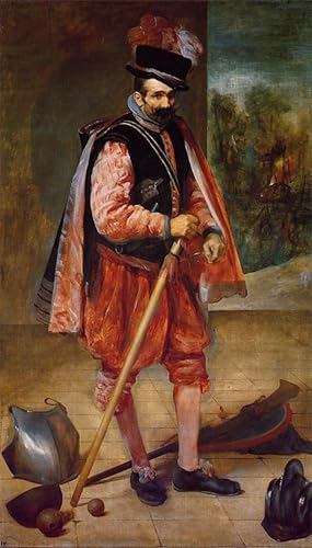 Tableaux imprimer affiche graffiti Velazquez le bouffon Juan De Austria 60x90cm