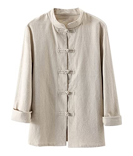 CLANE クラネ　CHINA BUTTON SHIRT Kustom Kit Long Sleeve Tailored Mandarin Collar Shirt