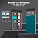 HEIYING Spiele Aufbewahrungsbox für Switch/ Switch Lite/Switch OLED Spiele Karten oder Micro SD Karten, Metall Switch Spielbox mit 20 Spiele Karte Slots und 20 Micro SD Karte Slots
