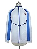 Xiao Wu Free! Iwatobi Swim Club Eternal Summer Haruka Nanase Jacket Cosplay Costume (Custom Made) White,Blue