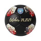 Custom Customized Personalized Soccer Ball Add Names, Text, or Photos,Ideal Anniversary or Birthday Gift for Coaches, Sons, Boyfriends, Daughters, Dads, or Any Soccer Enthusiast (Size 5 Available)