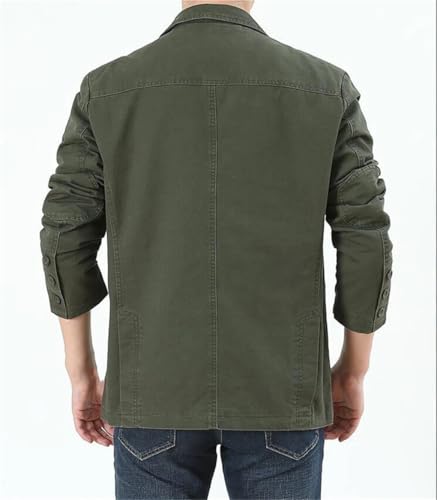 REHJJDFD Men Blazer Jacket Casual Slim Business Suit Coat Cotton Jackets Casual Sport Coat Outwear2