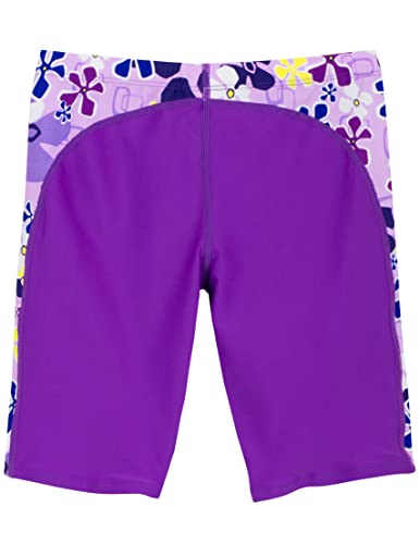 Image of Tuga Girls Two-Piece Long Sleeve Bathing Suit Set 2-14 Years, UPF 50+ Protection