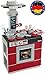 Theo Klein 9044 Cocina Miele Kompakt, Cocina para niños con horno, campana de extracción, fregadero y numerosos accesorios, Se puede utilizar por ambos lados, Medidas: 28 cm x 47 cm x 88,5 cm,