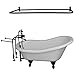 Barclay Butera Tub Kit 60" AC Slipper, Shwr