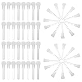 Housoutil Lot de 50 Bâtonnets Applicateurs en Verre pour Flacons D’Huiles Essentielles ...