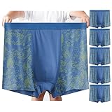 5-Pack-Plus-Größe Loser Herren-Boxer-Briefs Unterwäsche Unterwäsche atmungsaktiv