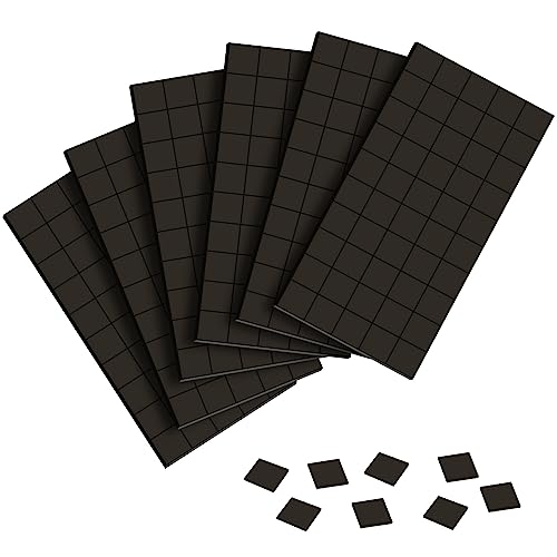 OFFCUP Placas Magnéticas Autoadhesivas, 300 Imanes de 10x10 mm, Flexibles y Adhesivos, Láminas para Escuela/Oficina, Manualidades de Fotografías, Pósters y Notas