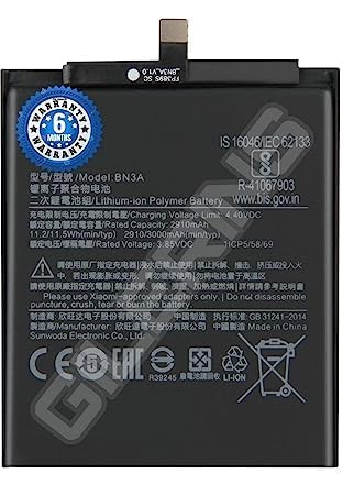 Image of Original BN3A Battery for Xiaomi Redmi Go / M1903C3GG / M1903C3GH / M1903C3GI / Battery with 6 Month Warranty**** (HH5)