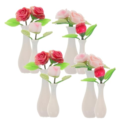 WEKAMOS 8個 ミニチュア花瓶モデル ドールハウスミニチュア装飾 小さな植木鉢 マイクロ風景飾り