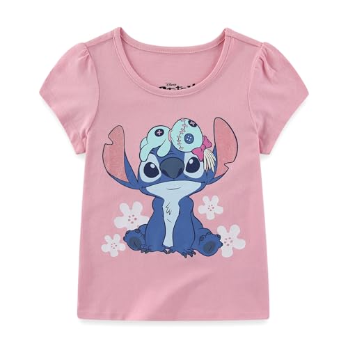 Image of Disney Lilo & Stitch Angel Girls Short Sleeve T-Shirt for Big Kids