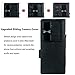 Vitodo for Galaxy Z Fold 6 Case with S Pen Holder, Genuine Leather Wallet Case Built in Slide Camera Cover, Card Slot, Kickstand, Hinge Protection Phone Cover for Samsung Galaxy Z Fold6 (Black)