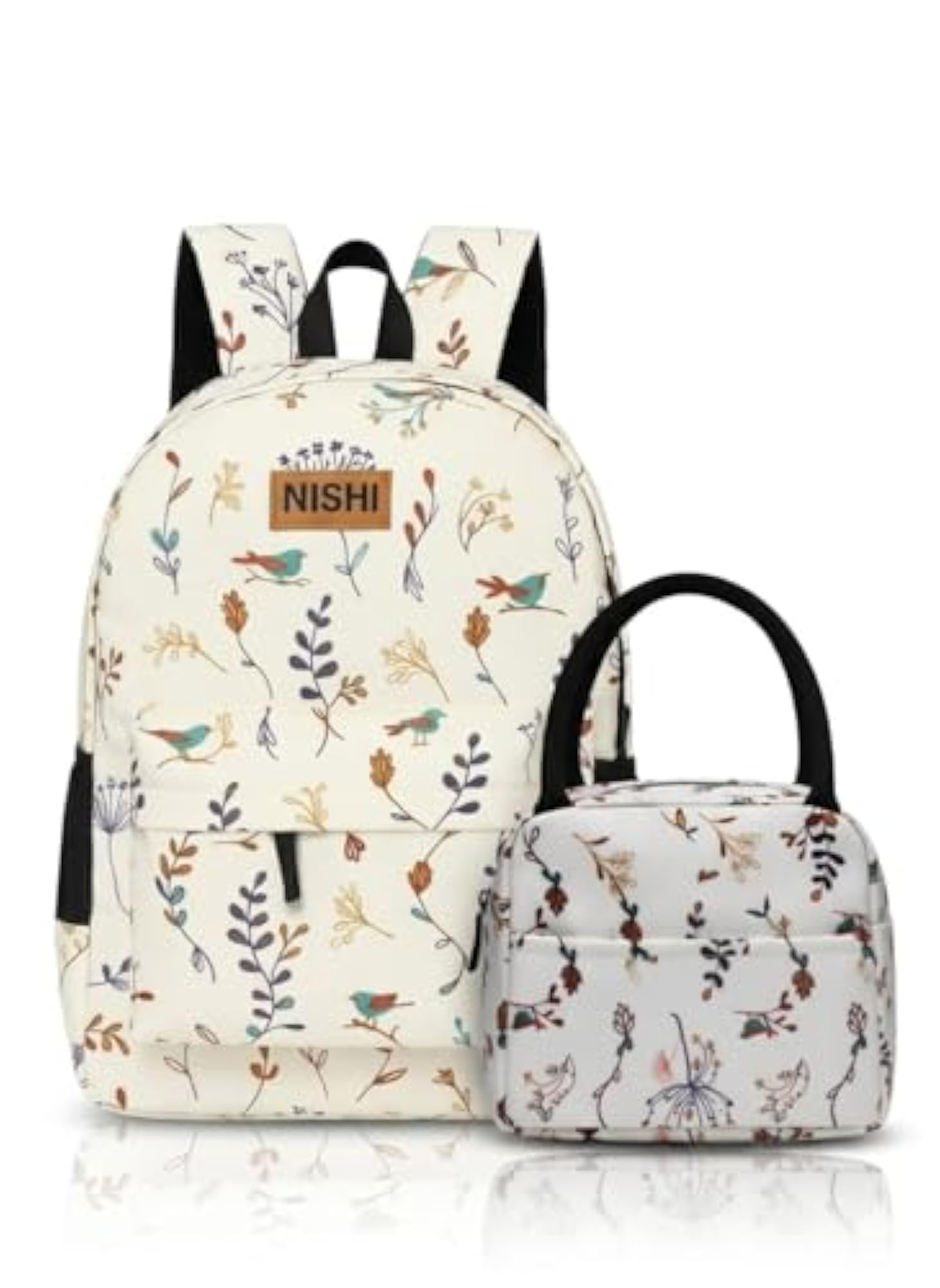 Water Resistant Backpack with Bottle Compartment