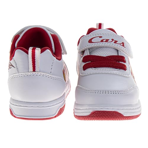 Josmo Kids Cars Shoes Boys Lightning McQueen Sneakers - Lightweight Breathable Athletic Shoe (Size 7-10 Toddler / 11-12 Little Kid)3