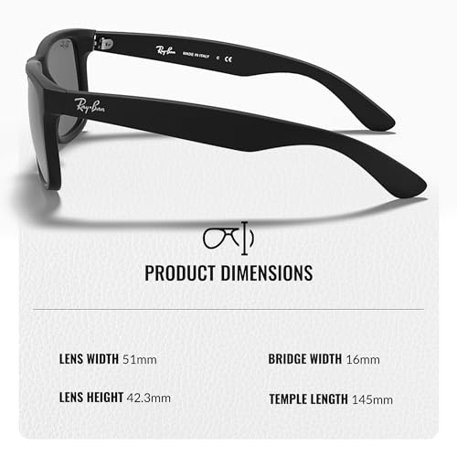 Image of Ray-Ban RB4165 JUSTIN COLOR MIX Sunglasses with Official Eyewear Kit
