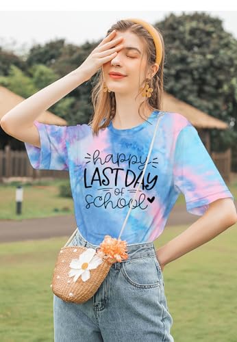 ALLTB Last Day of School Shirt for Teachers Women Teacher Life T-Shirt School Graduation Tee Appreciation Gift Shirt Top - Image 6
