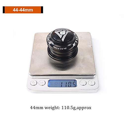 Jessica 44-44 Mm 1-1/8 Threadless Double Sealed Mtb Bearings Lightweight Headset, Fit Mountain Bike Road Bicycle Straight Tapered Tube Frame Fork Star Nut Top Cap thumb #5