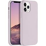 LEOMARON Compatible with iPhone 12 and iPhone 12 Pro Case 6.1 inch, Liquid Silicone Full Body Protection Cover Case with Soft Microfiber Cloth Lining for iPhone 12 and iPhone 12 Pro 2020, Lavender