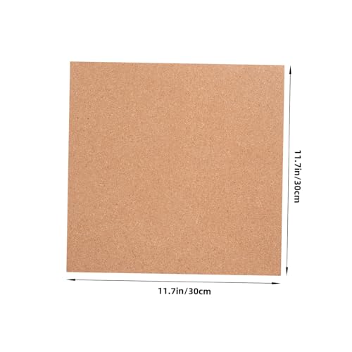 Tableau liège blocs carrés DOITOOL compact et robuste : pack de 8 plaques d'affichage - 3