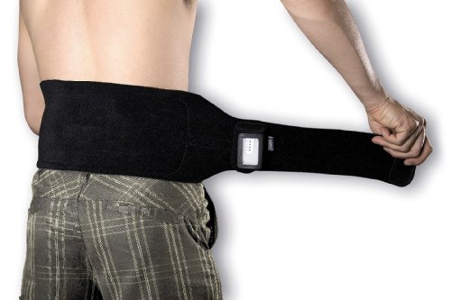 Tecnovita, Cintura riscaldante Wärmegürtel Infrarot, Nero (Schwarz), Taglia Unica