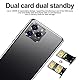 Smartphone, 1 + 8 GB Dual-Card-Dual-Standby-Smartphones, integrierter wiederaufladbarer 2100-mAh-Li-Ionen-Akku Kompatibel mit 5.1(black)
