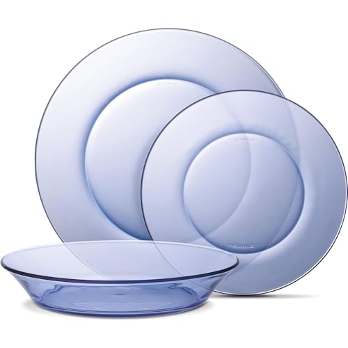 DURALEX | Vajilla Completa 4 Personas 12 Piezas Vidrio...